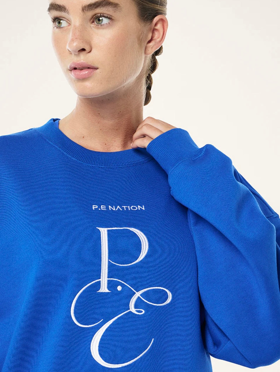 P.E. NATION SOUTH BANK SWEAT IN ROYAL BLUE