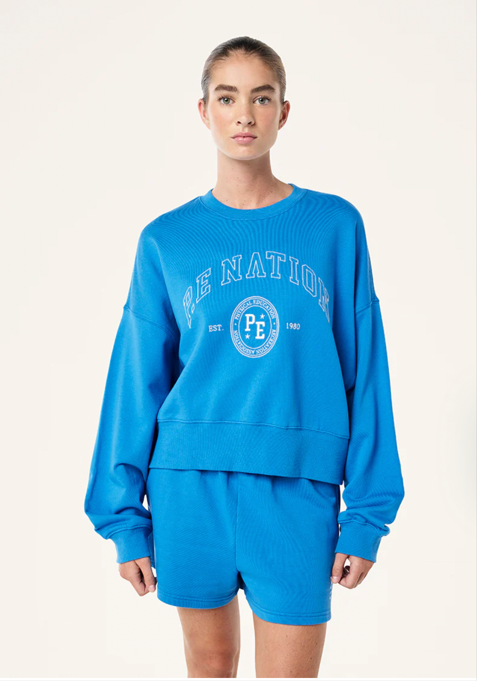 P.E. NATION ADOBE SHORT IN FRENCH BLUE