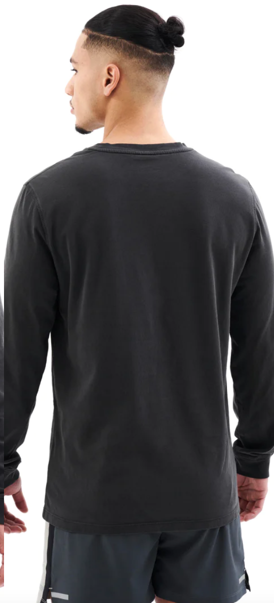 P.E. NATION ACE HIGH LS TEE IN BLACK