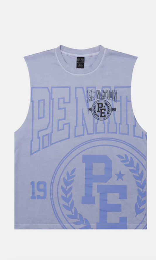 P.E. NATION ACE HIGH TANK IN LAVENDER LUSTRE