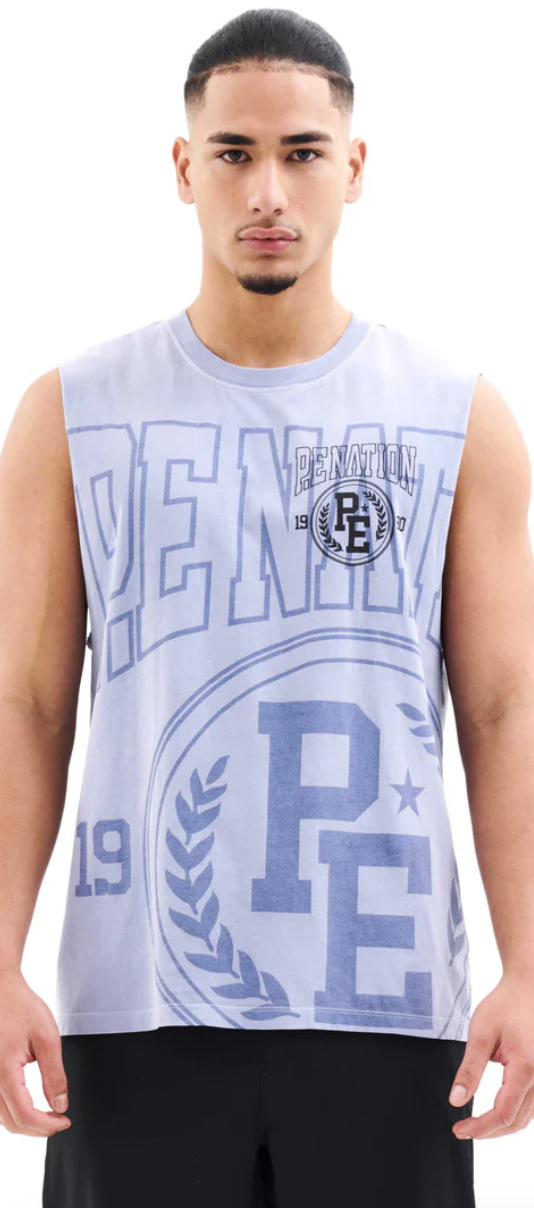 P.E. NATION ACE HIGH TANK IN LAVENDER LUSTRE