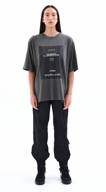 P.E. NATION FULL OUT TEE IN DARK SHADOW
