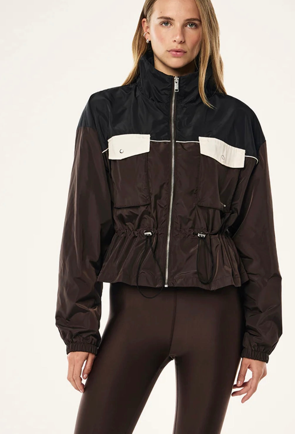 P.E. NATION FRONTIER JACKET IN ESPRESSO