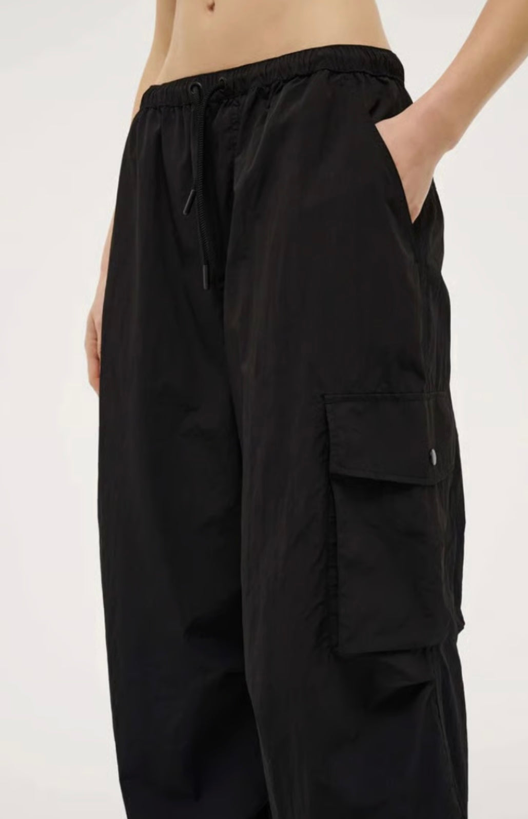 P.E. NATION AWARD SPRAY PANT IN BLACK