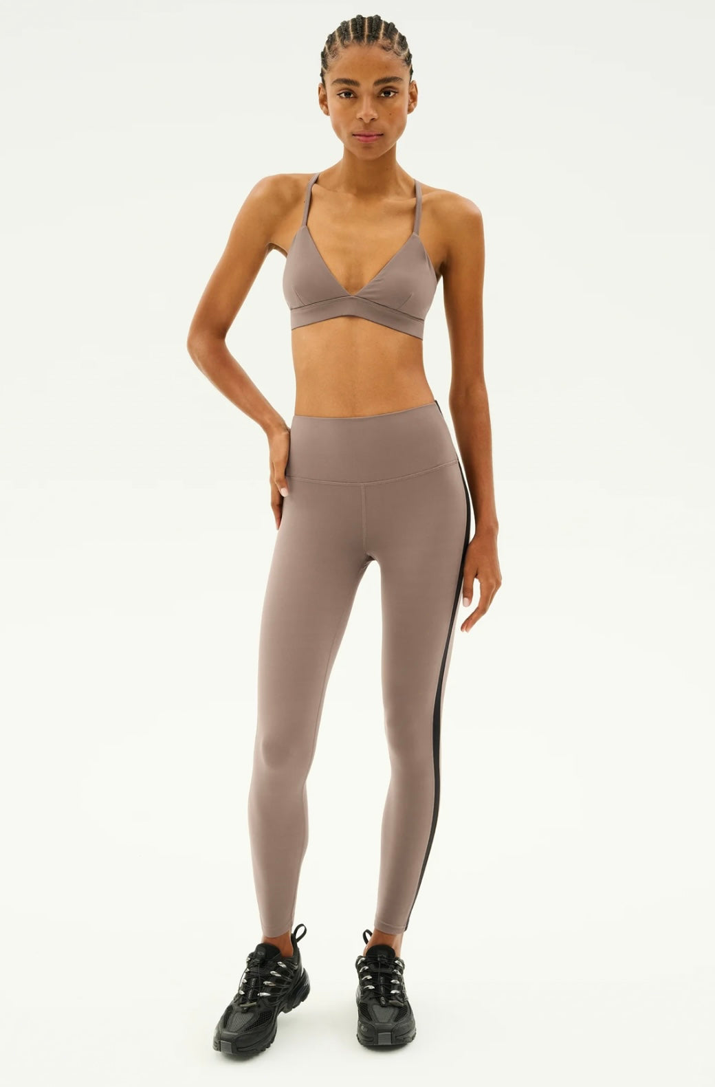 SPLITS59 CLARE HIGH WAIST RIGOR 7/8 IN LENTIL
