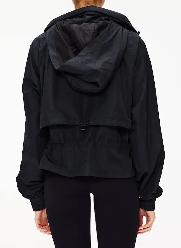 P.E. NATION SHELTER JACKET IN BLACK
