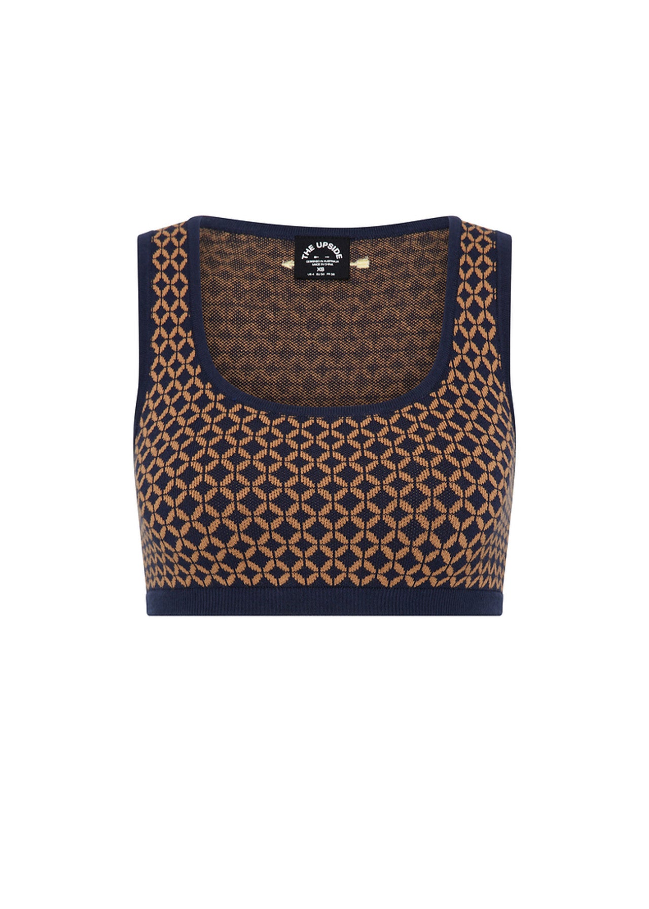 THE UPSIDE CROSSROAD ALMA KNIT CROP TOP