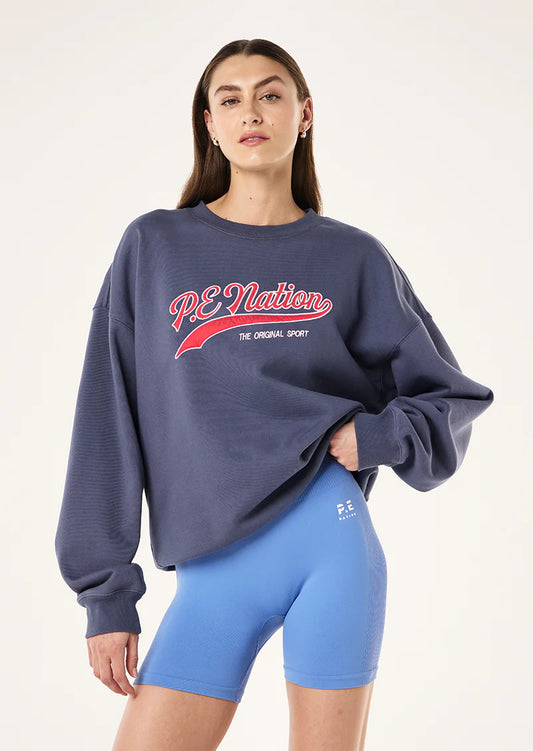 P.E. NATION FORMATION SWEAT IN MARINE BLUE