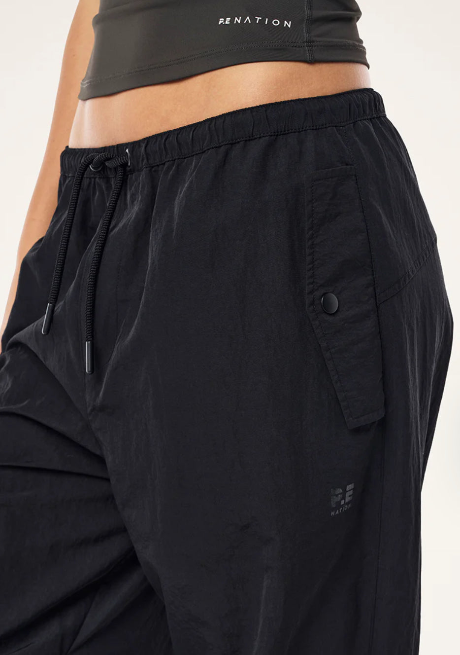 P.E. NATION DISCOVERY PANT IN CAVIAR