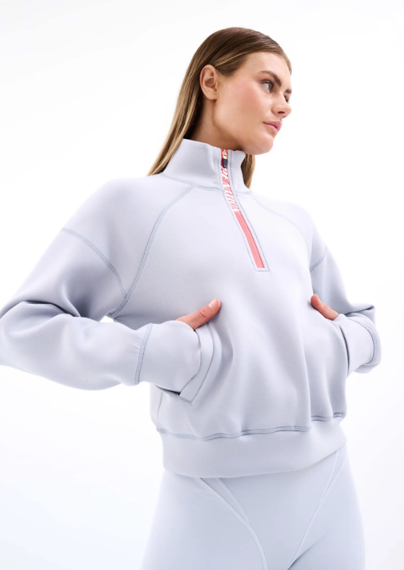 P.E. NATION PRESSBACK SWEAT IN GREY DAWN