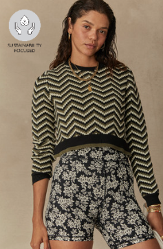THE UPSIDE ZIGGY KARLIE KNIT TOP