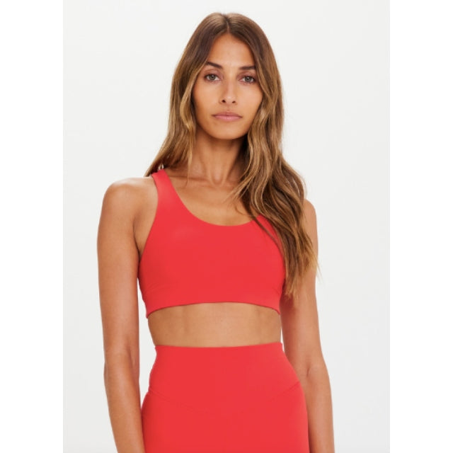 THE UPSIDE PEACHED JADE BRA IN CHILLI