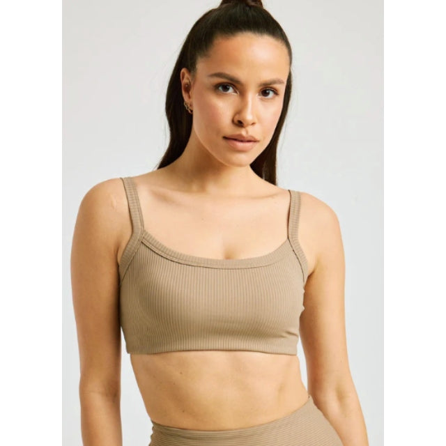 YEAR OF OURS RIBBED BRALETTE TANK IN CARIBOU