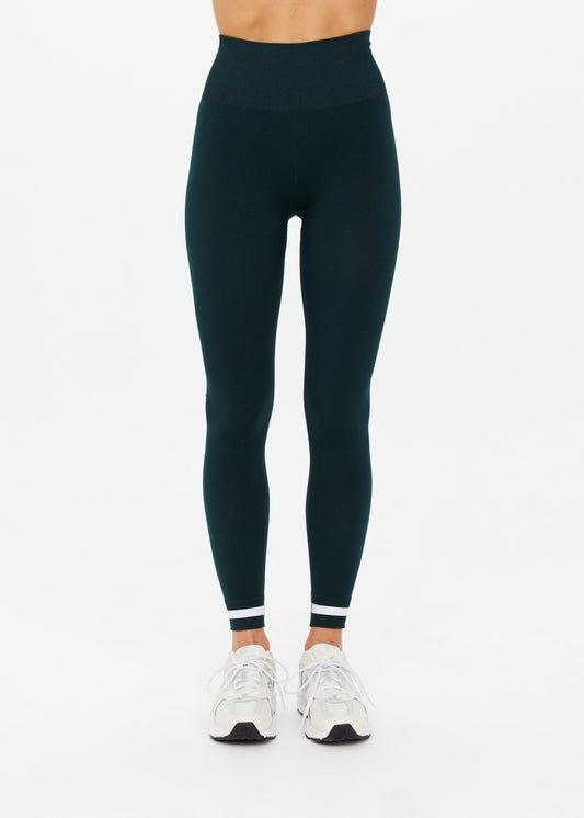 THE UPSIDE FORM SEAMLESS 25IN MIDI PANT IN RACING GREEN