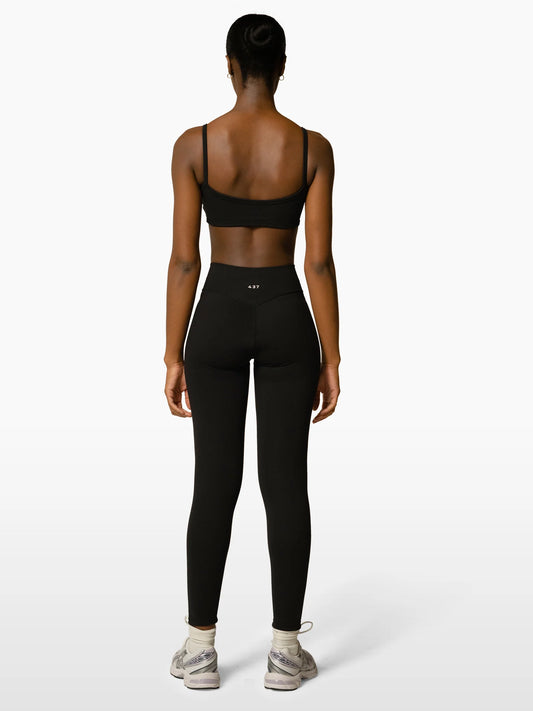 437 THE V LEGGING IN BLACK