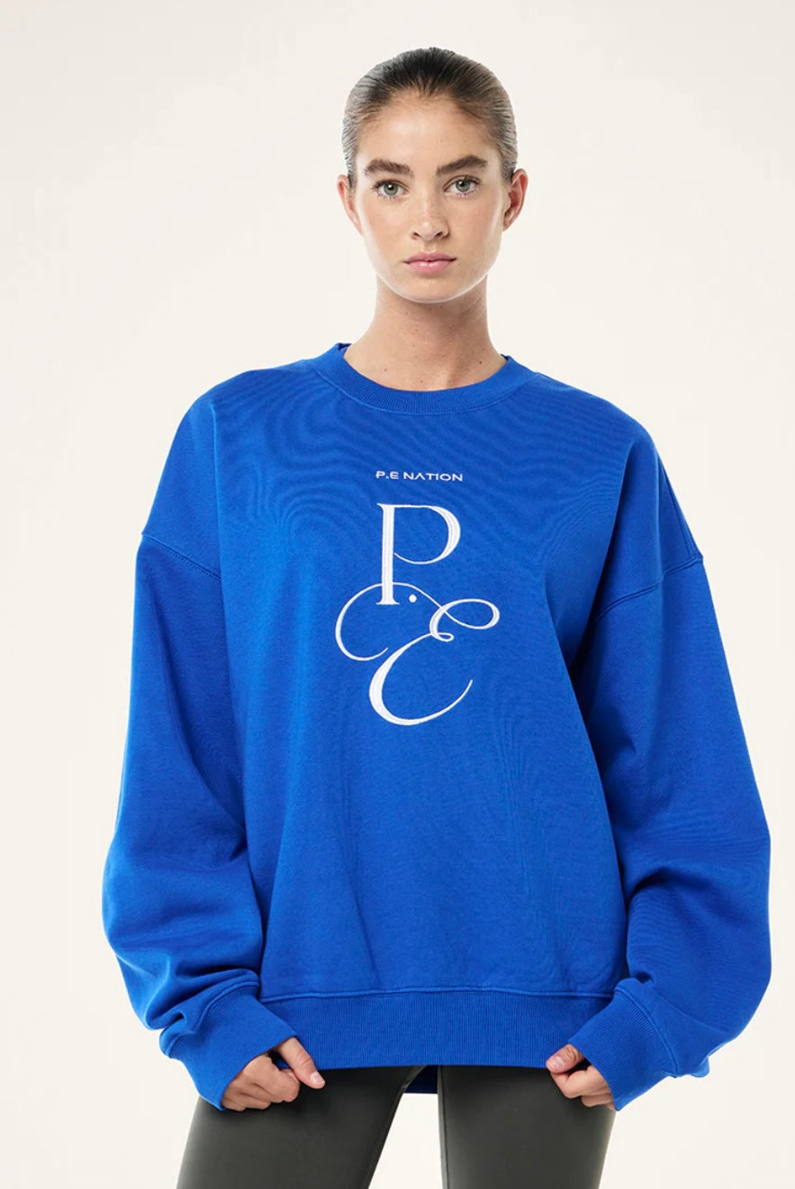 P.E. NATION SOUTH BANK SWEAT IN ROYAL BLUE
