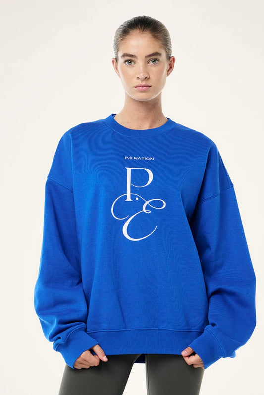 P.E. NATION SOUTH BANK SWEAT IN ROYAL BLUE