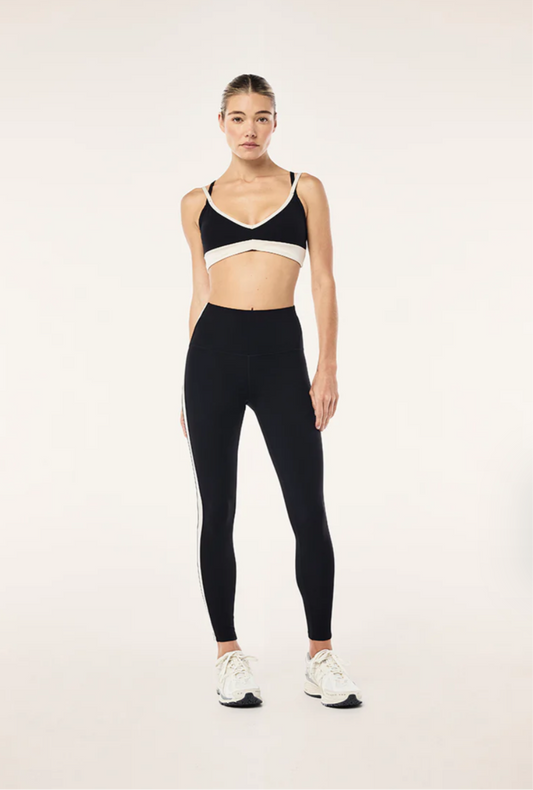 P.E. NATION PARAMOUNT SPORTS BRA IN BLACK