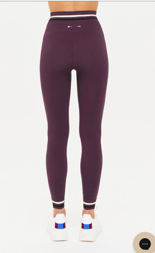 THE UPSIDE FORM SEAMLESS 25 IN MIDI IN PLUM