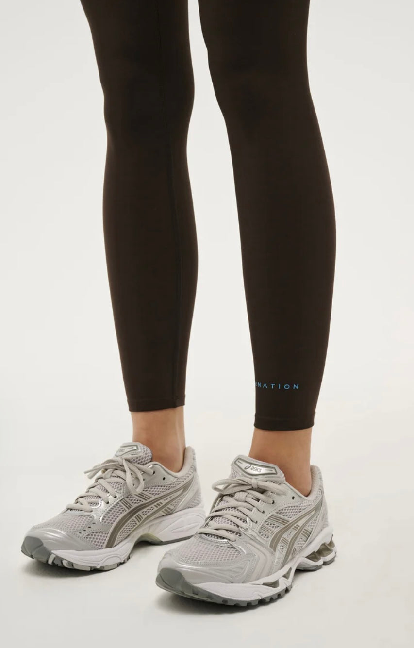 P.E. NATION VITA FULL LENGTH LEGGING IN COFFEE