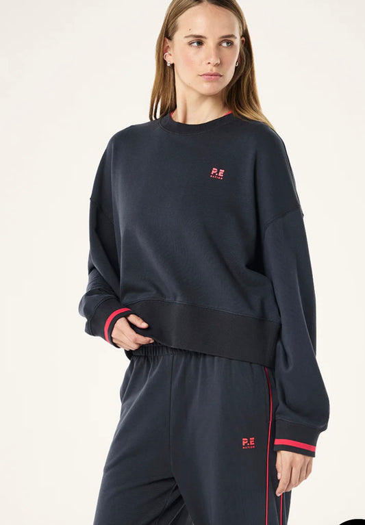 P.E. NATION VITA SWEAT IN MARINE BLUE