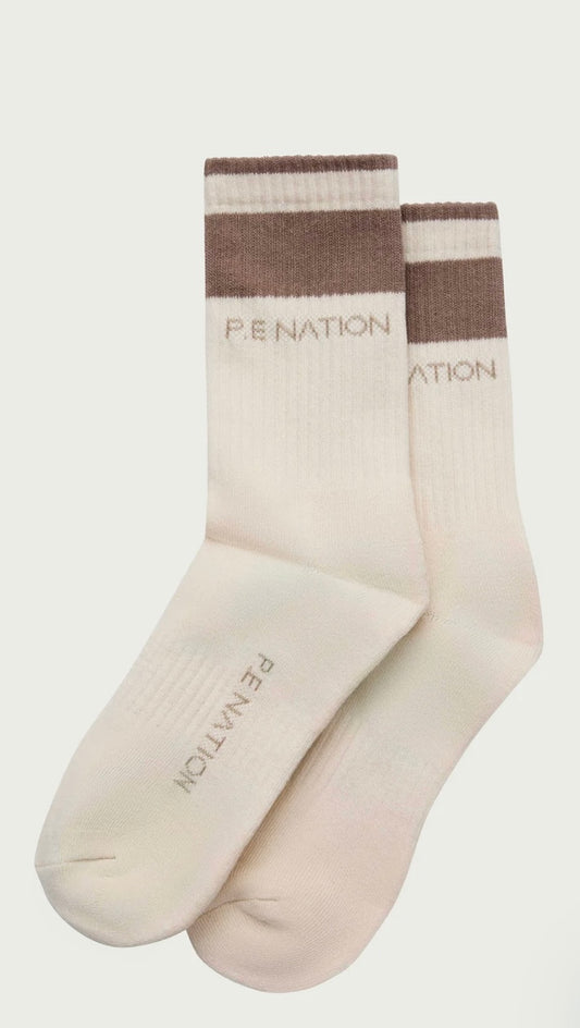 P.E. NATION HOMAGE SOCK IN WHISPER WHITE