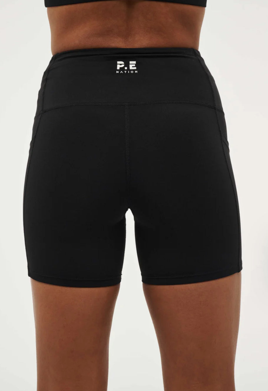 P.E. NATION RECALIBRATE 5" BIKE SHORT IN BLACK