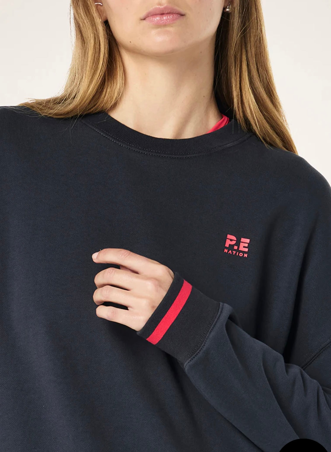 P.E. NATION VITA SWEAT IN MARINE BLUE
