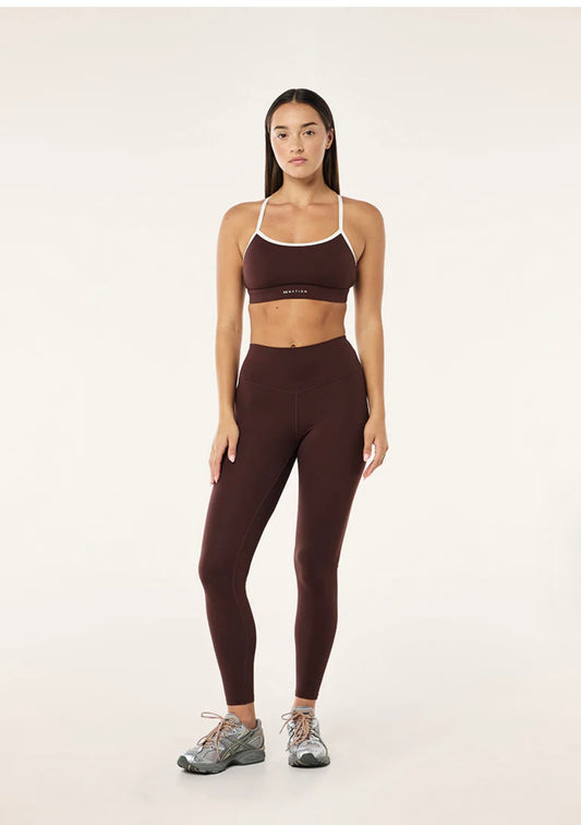 P.E. NATION SIGNATURE FULL LENGTH LEGGING IN MAHOGANY