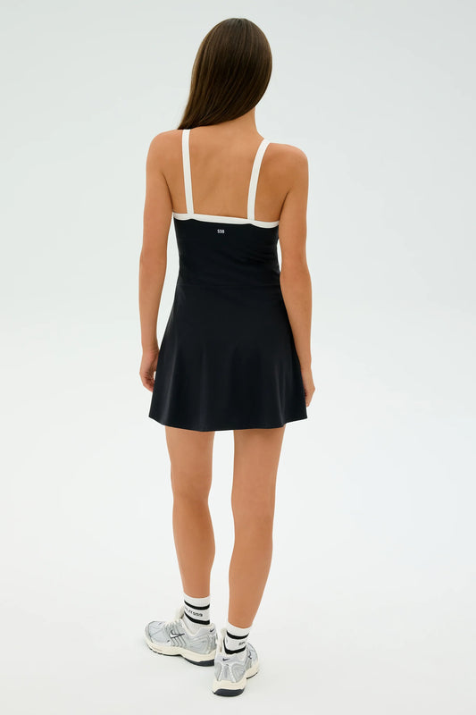 SPLITS59 MONAH RIGOR DRESS BLACK/WHITE