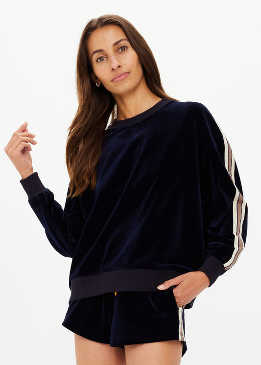 THE UPSIDE MONACO LISEL CREW NECK SWEATER