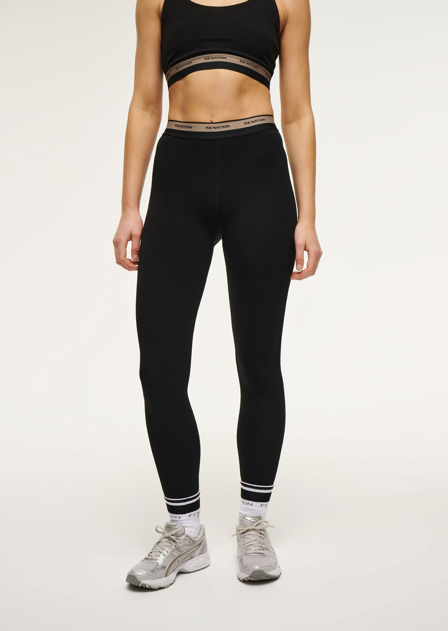 P.E. NATION AVANT FL LEGGING IN BLACK