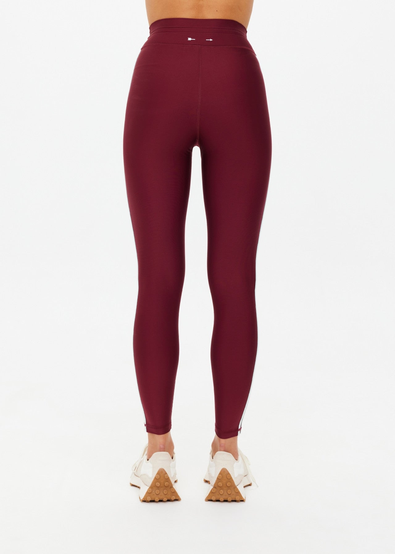 THE UPSIDE OXFORD 25IN MIDI PANT IN MERLOT