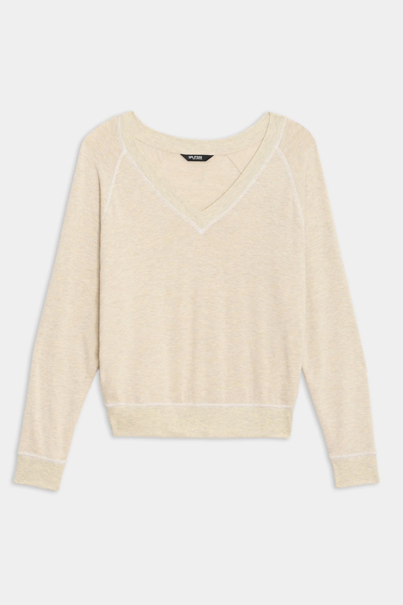 SPLITS59 BENNIE FLEECE V-NECK SWEATSHIRT