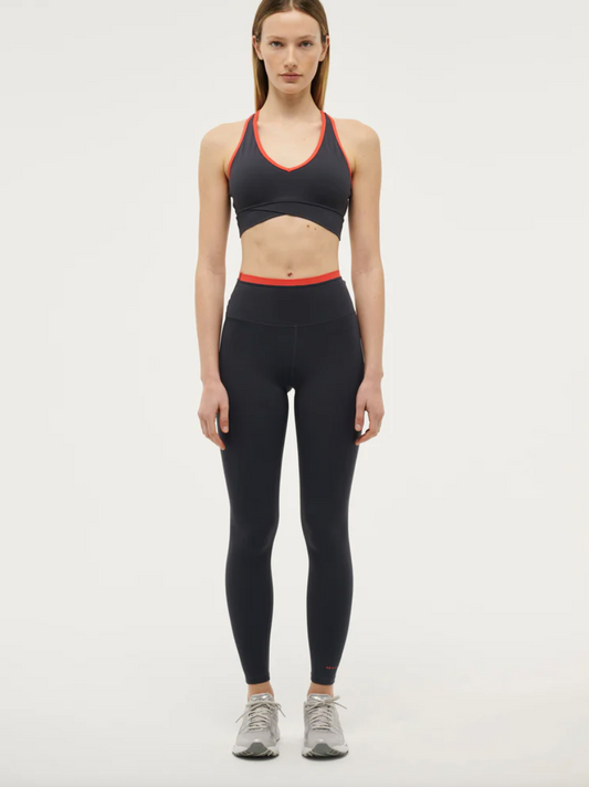 P.E. NATION VITA FULL LENGTH LEGGING IN MARINE BLUE / POPPY RED